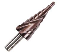 Rennie Tool 4-20mm HSS Cobalt Spiral Flute Step Drill Bit 8% Co | For Stainless Steel, Hard Metals, Steel, Aluminium & Sheet Metal. M35 8% Cobalt Cone Hole Cutter 4mm To 20mm