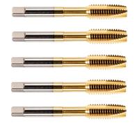 Rennie Tool - 5 Pack - M8 x 1.25 Spiral Point Taps HSS M2 Titanium Coated