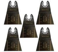Rennie Tool 5 x 65mm Wide Multi Tool Blades/Wood Cutter Saw Blades Set