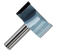Rennie Tool 50.8mm Cut x 25mm Flute x 1/2" Shank Straight Router Cutter Bit | TCT Tipped 2 Flute. Compatible With Makita Festool Hikoki Dewalt Trend Router Etc. 2F Carbide Tipped 50.8mm (2") Router Bit