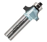 Rennie Tool - 6.3mm Rad, 1/2" Shank TCT Guided Round Over Router Cutter Bit | 1" Diameter TCT Tipped Corner Rounding Ovolo Router Bit With Multiple Bearings Fits Makita Festool Dewalt Trend Router Etc