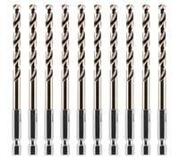 Rennie Tool Box of 10 x 5.5mm Hex Shank HSS Cobalt Jobber Drill Bits Set
