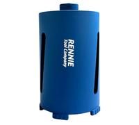 Rennie Tool Company 107mm X 150mm Long Diamond Core Drill Bit. 1/2" Bsp Thread. For Wet Or Dry Drilling. For Concrete Masonry Stone Brick Etc