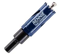 Rennie Tool Company 19mm Bi-Metal Holesaw With Arbor And Pilot Drill. M35 5% Cobalt Bi Metal Hole Cutter For Drilling Wood, Plastic, Metal Sheet Etc
