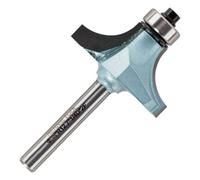 Rennie Tool Company Rennie Tool 12.7mm Rad, 1/4" Shank Tct Guided Round Over Router Cutter Bit Fits Makita Festool Dewalt Trend Router Etc