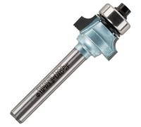 Rennie Tool Company Rennie Tool - 3.2mm Rad, 1/4" Shank Tct Guided Round Over Router Cutter Bit Fits Makita Festool Dewalt Trend Router Etc