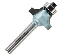 Rennie Tool Company Rennie Tool - 6.3mm Rad, 1/4" Shank Tct Guided Round Over Router Cutter Bit Fits Makita Festool Dewalt Trend Router Etc