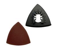 Rennie Tool Company Rennie Tool 61 Piece Oscillating Multi Tool Delta Sanding Blade Set Compatible With Dremel Fein Multimaster Makita Bosch Etc