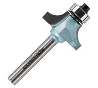 Rennie Tool Company Rennie Tool - 7.9mm Rad, 1/4" Shank Tct Guided Round Over Router Cutter Bit Fits Makita Festool Dewalt Trend Router Etc