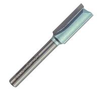 Rennie Tool Company Rennie Tools - 11.1mm (7/16") Cutting Diameter X 26mm Flute X 1/4" Shank Tct Tipped 2 Flute Straight Router Cutter Bit.