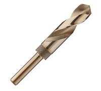 Rennie Tool Company Rennie Tools 17.5mm Hss Cobalt Blacksmith Drill Bit - Reduced 1/2" Shank Drill For Stainless Steel & Hard Metals