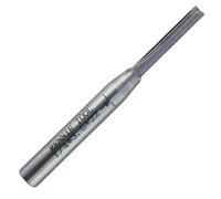 Rennie Tool Company Rennie Tools - 3.5mm Cutting Diameter X 22mm Flute X 1/4" Shank Tct Tipped 2 Flute Straight Router Cutter Bit. 3.5mm Router Bit