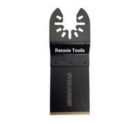 Rennie Tool Company Rennie Tools 35mm Wide Heavy Duty Carbide Oscillating Multitool Blade For Hard Metals, Stainless Steel, Concrete Nails Etc