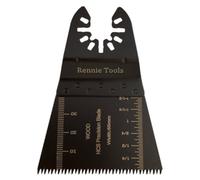 Rennie Tool Company Rennie Tools 65mm Wide Coarse Cut Oscillating Multi Tool Blade For Wood, Plastics, Drywall Etc. Universal Fitting Multitool