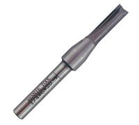 Rennie Tool Company Rennie Tools - 6mm Cutting Diameter X 20mm Flute X 1/4" Shank Tct Tipped 2 Flute Straight Router Cutter Bit. 6mm Router Bit