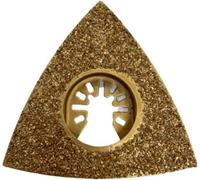 Rennie Tool Company Rennie Tools 78mm Triangular Carbide Rasp Oscillating Multi Tool Blade For Grout, Mortar, Concrete & Masonry. Universal Fitting