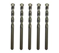 Rennie Tool Company Rennie Tools Pack Of 5 - 9mm X 300mm Long Tct Tipped Masonry Drill Bit Universal For Concrete Brick Ceramic Tiles Plastic Wood