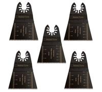 Rennie Tool Company Rennie Tools Pack Of 5 X 65mm Wide Coarse Cut Oscillating Multi Tool Blades For Wood, Plastics, Drywall Etc. Universal Fitting