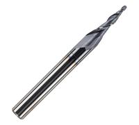 Rennie Tool R1.5mm x 20mm x 1/4" Solid Carbide Taper Ballnose Endmill