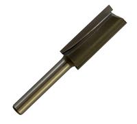 Rennie Tools - 1/2" Cut x 1/4" Shank x 32mm Flute Long TCT Router Bit | TCT Tipped 2 Flute Straight Router Kitchen Worktop Cutter Bit