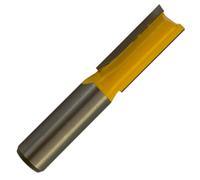 Rennie Tools - 1/2" Cutting Diameter x 1/2" Shank x 32mm Flute Extra Long TCT Tipped 2 Flute Straight Router Kitchen Worktop Cutter Bit