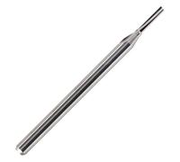 Rennie Tools - 1.5mm x 8mm Flute x 3.175mm (1/8") Shank Solid Carbide O Flute Straight Router Bit / 1.5mm For Plastic, Acrylic, Perspex Etc. 1F Cutter For CNC's.
