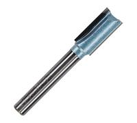 Rennie Tools - 10mm Cutting Diameter x 20mm Flute x 1/4" Shank TCT Tipped 2 Flute Straight Router Cutter Bit. Compatible With Makita Bosch Trend Katsu Dewalt Router Etc. 10mm Router Bit