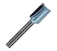 Rennie Tools - 12.7mm (1/2") Cutting Diameter x 20mm Flute x 1/4" Shank TCT Tipped 2 Flute Straight Router Cutter Bit. Compatible With Makita Bosch Trend Katsu Dewalt Router Etc. 12.7mm Router Bit