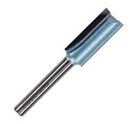 Rennie Tools - 12.7mm (1/2") Cutting Diameter x 30mm Flute x 1/4" Shank TCT Tipped 2 Flute Straight Router Cutter Bit. Compatible With Makita Bosch Trend Katsu Dewalt Router Etc. 12.7mm Router Bit