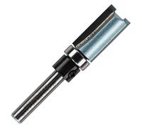 Rennie Tools - 12.7mm Cut x 25.4mm Flute x 1/4" Shank Guided Profiler Router Cutter Bit, Tungsten Carbide Tipped. 1/2" Diameter Flush Trim Straight Router Bit