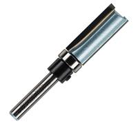 Rennie Tools - 12.7mm Cut x 32mm Flute x 1/4" Shank Guided Profiler Router Cutter Bit, Tungsten Carbide Tipped. 1/2" Diameter Flush Trim Straight Router Bit
