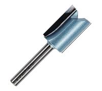 Rennie Tools - 19mm (3/4") Cutting Diameter x 30mm Flute x 1/4" Shank TCT Tipped 2 Flute Straight Router Cutter Bit. Compatible With Makita Bosch Trend Katsu Dewalt Router Etc. 19mm Router Bit