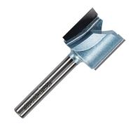Rennie Tools - 22mm (7/8") Cutting Diameter x 20mm Flute x 1/4" Shank TCT Tipped 2 Flute Straight Router Cutter Bit. Compatible With Makita Bosch Trend Katsu Dewalt Router Etc. 22mm Router Bit
