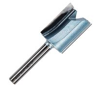 Rennie Tools - 22mm (7/8") Cutting Diameter x 30mm Flute x 1/4" Shank TCT Tipped 2 Flute Straight Router Cutter Bit. Compatible With Makita Bosch Trend Katsu Dewalt Router Etc. 22mm Router Bit