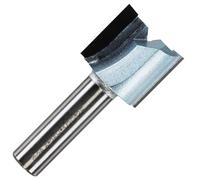 Rennie Tools - 28.5mm (1.1/8") Cutting Diameter x 25mm Flute x 1/2" Shank TCT Tipped 2 Flute Straight Router Cutter Bit. Compatible With Makita Trend Festool Hikoki Dewalt Router Etc.
