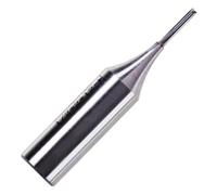 Rennie Tools - 2mm Cutting Diameter x 12mm Flute x 1/2" Shank TCT Tipped 2 Flute Straight Router Cutter Bit. Compatible With Makita Trend Festool Hikoki Dewalt Router Etc. 2mm Router Bit