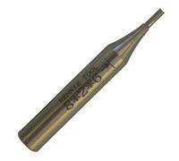 Rennie Tools - 2mm Cutting Diameter x 6mm Flute x 8mm Shank TCT Tipped 2 Flute Straight Router Cutter Bit Tungsten Carbide Tip