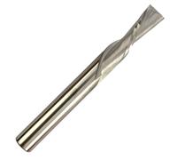 Rennie Tools - 3.175mm (1/8") Cutting Diameter x 22mm Flute x 1/8" Shank Solid Carbide Down Cut 2 Flute Spiral Router Bit / Cutter For Soft & Hard Woods, MDF, Laminated Plywood, Particle Board Etc