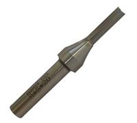 Rennie Tools - 5mm Cutting Diameter x 20mm Flute x 8mm Shank TCT Tipped 2 Flute Straight Router Cutter Bit Tungsten Carbide Tip