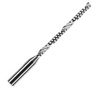 Rennie Tools 5mm x 42mm Flute x 1/4" Shank Solid Carbide Single Flute Spiral Router Cutter Bit End Mill for ACM, Aluminium, PVC, Acrylic and Hard Woods. 5mm Router Bit