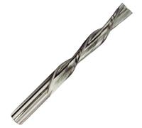 Rennie Tools - 8mm Cutting Diameter x 62mm Flute x 8mm Shank Solid Carbide Down Cut 2 Flute Spiral Router Bit / Cutter For Soft & Hard Woods, MDF, Laminated Plywood, Particle Board Etc.