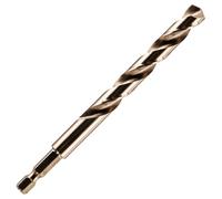 Rennie Tools - 9.5mm Hex Shank HSS Gold Cobalt Jobber Drill Bit