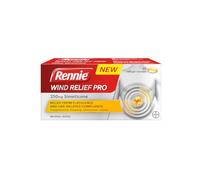 Rennie Wind Relief Pro, Effective Relief from Flatulence and Gas-Related Complaints, 250 mg Simeticone, 20 Soft Gel Capsules