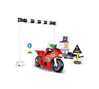 Sluban SL07156, racemotorfiets (60 delen) , speelset, klembouwstenen, stad, met