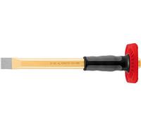 Rennsteig 311 250 1 Flat Cold Painted Chisels with Handguard, Gold, 250 mm