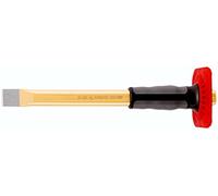 Rennsteig 311 300 0 Flat Cold Polished Chisels with Handguard, Gold, 300 mm
