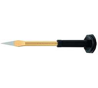 Rennsteig 321 250 1 Painted Crosscut Chisel with Handguard, Gold/Red, 250 mm