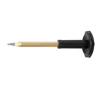 Rennsteig 3313000 18 x 300mm Pointed Chisel Octagonal Shank with Protective Handguard