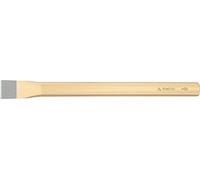 Rennsteig 340 400 1 DIN 7254 Flat/Oval Masonry Chisel, 0 V, Gold/Silver, 400 x 23 x 13 mm