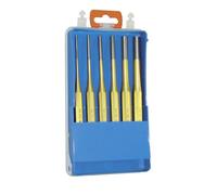 Rennsteig 425 150 0 "Standard" Parallel Pin Punch Set in Plastic Case, Gold
